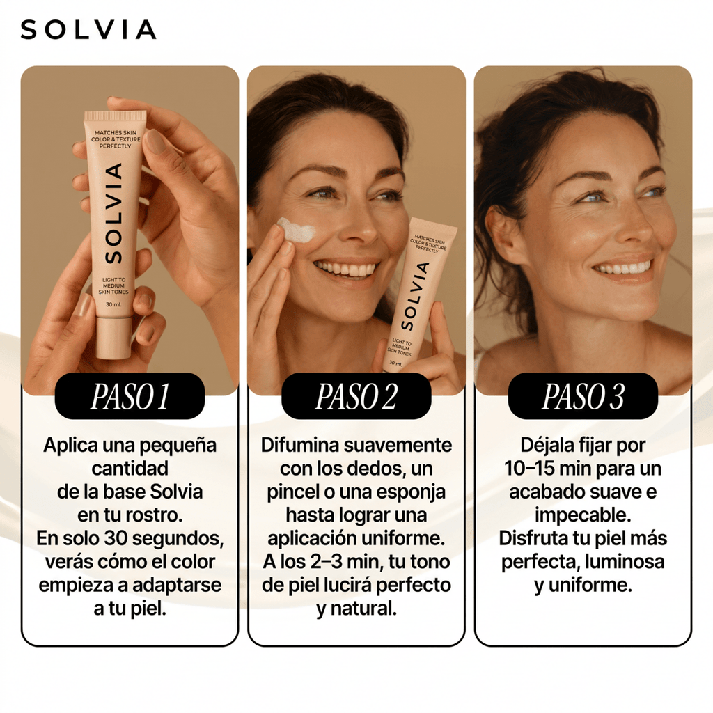 Base de Maquillaje con Cambio de Color