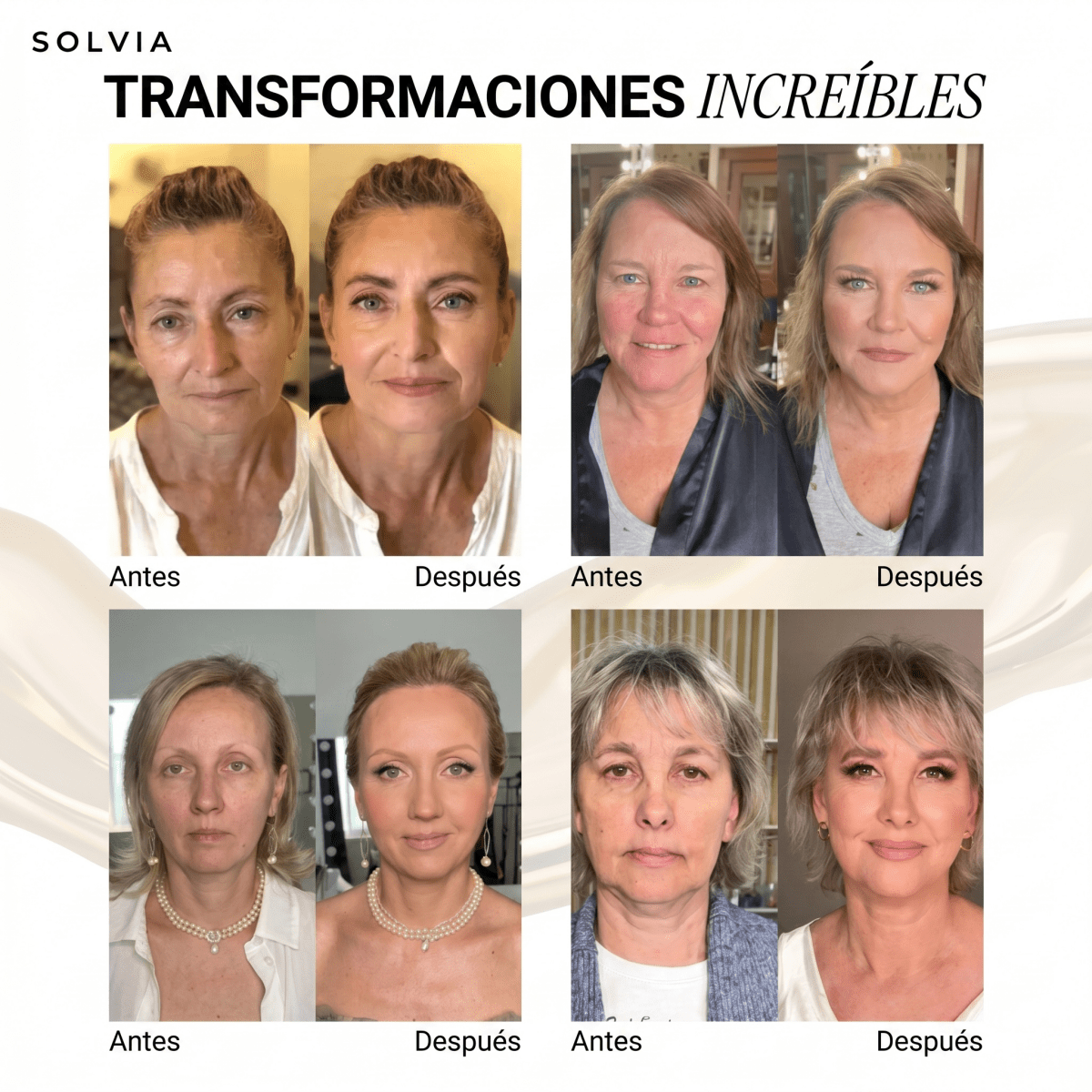 Base de Maquillaje con Cambio de Color